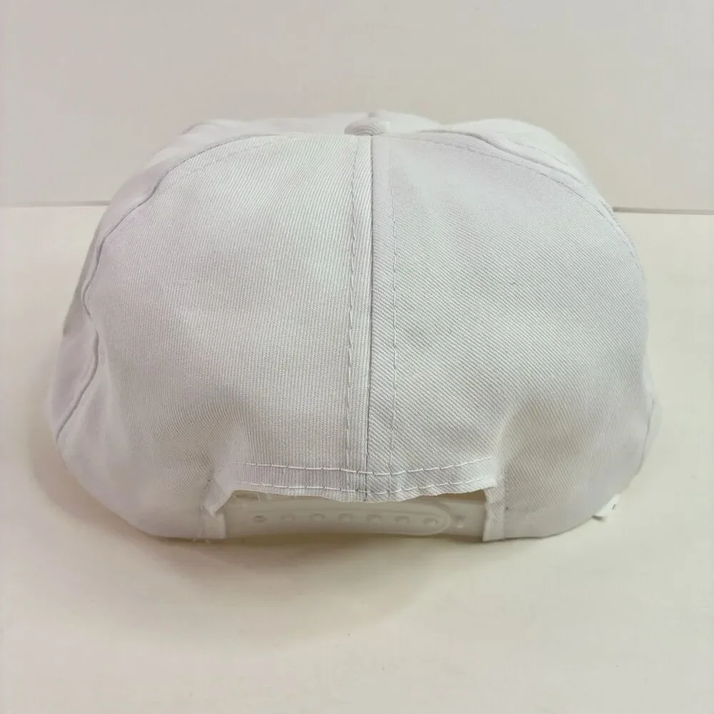 Vintage Southern University Jaguars White Hat Cap Snapback Cap 90s HBCU *READ*